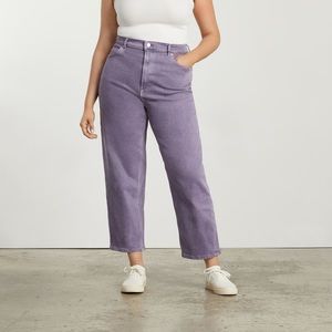 Everlane 31 Way High Jean in Archroma Purple Daybreak